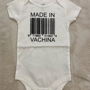 Hilarious Custom White Baby Onesie